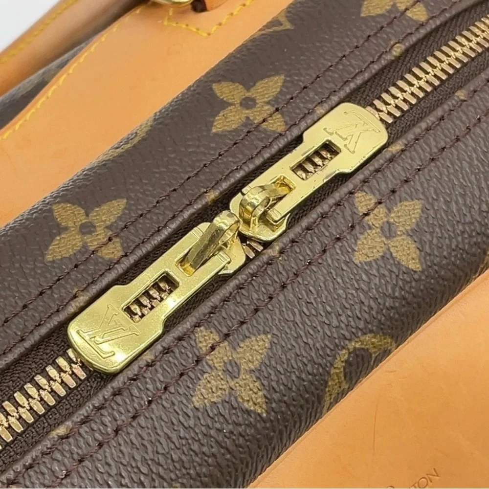 Auth Louis Vuitton Monogram Deauville Handbag W/DBag